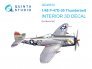 1/48 Republic P-47D-30 Thunderbolt coloured Interior for MiniArt