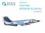 1/72 F-104J Interior on decal paper for Hasegawa