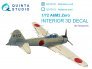 1/72 A6M2 Zero for Mitsubishi Prod. Interior for Tamiya