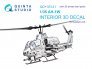 1/35 AH-1W Interior for Academy with 3D-printed resin parts