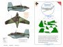 1/48 Messerschmitt Me-163 Camouflage pattern paint Mask