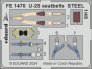 1/48 U-2S seatbelts STEEL for Hobby Boss