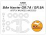 1/72 BAe Harrier GR.7A / GR.9A mask for Airfix