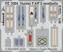 1/48 Hunter F.4/F.5 seatbelts STEEL