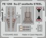 1/48 Su-27 seatbelts STEEL