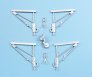 1/72 De Havilland Mosquito PR.XVI Landing Gear for Airfix