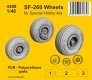 1/48 SIAI-Marchetti SF-260M/AM/W wheels with weighted tyres