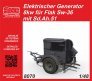 1/48 Electric Generator 8kw for Flak Sw-36 with Sd.Ah.51