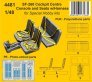 1/48 SF-260 Cockpit Centre Console & Seats with Harness