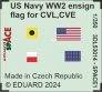 1/350 US Navy WWII ensign flag