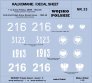 1/35 1st & 2nd Polish Army, Sov.Union 1943-45 part 1 decal