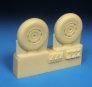 1/72 De Havilland DH-103 Hornet Mainwheels with Block Tread Tyre