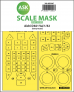 Aichi D3A1 Val 1/32 wheel and canopy frame mask one-sided