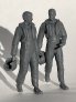 1/48 pair of Raf pilots walking, late 1950s & 1960s