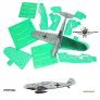 1/48 Bf 109G-6 Wilde Sau camouflage stencils for Eduard