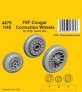 1/48 F9F Cougar Correction Wheels Kitty Hawk