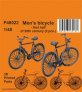 1/48 Mens bicycle 1st half of 20th century 2x