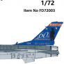 1/72 F-16C Wisconsin Ang 176th Fs 60th Anniversary