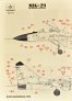 1/72 Decal MiG-29 Russian stencils