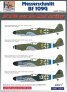 1/72 Decals Bf 109G over the Czech territory Pt.1