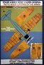 1/72 Decals Fokker Plywood Covering Wings KORA