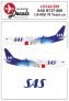 1/144 SAS Boeing 737-800 LN-RGI SAS 70 years