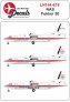 1/144 Norwegian Air Shuttle colour scheme Fokker 50