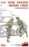 1/35 US Tank Chassis Repair Crew, 2 figure & tools