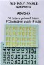 1/48 FC letters  yellow & black (Alps printed)