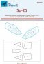 1/144 Canopy mask Sukhois SU-25 for Zvezda