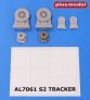 1/72 S2 Tracker wheels