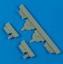 1/48 A6M5 Zero undercarriage covers (HAS)