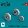 1/48 AMX AMX-T Ghibli wheels set