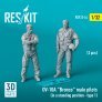 1/32 OV-10A Bronco male pilots standing Type 1