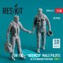 1/48 OV-10D+ Bronco male pilots standing Type 1