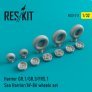 1/32 BAe Harrier GR.1/GR.3/FRS.1/Sea Harrier/AV-8A wheels set