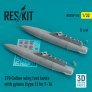 1/32 370 Gallon wing fuel tanks with pylons type 2