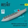 1/32 300 Gallon centerline fuel tank with pylon F-16 type 2