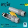 1/32 F-14D Tomcat open exhaust nozzles for Trumpeter