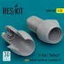 1/32 F-14A Tomcat open exhaust nozzles for Trumpeter