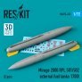 1/72 Dassault-Mirage 2000 Rpl 501/502 external fuel tanks 1700lt