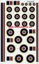 1/48 RAF Roundels C1 Type and Fin Flashes. Sizes 18, 36, 50,