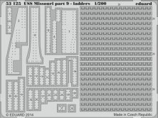SET 1/200 USS Missouri part 9 ladders (TRUMP) SET 1/200 USS Missouri part 9 ladders (TRUMP)