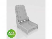 1/32 Messerschmitt P.1101 seat excluding seat belts 1/32 Messerschmitt P.1101 seat excluding seat belts