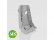 1/32 Messerschmitt P.1101 seat with seat belts 1/32 Messerschmitt P.1101 seat with seat belts