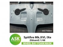 1/48 Supermarine Spitfire Mk.XVI, Mk.IXe Foam flexible mask 1/48 Supermarine Spitfire Mk.XVI, Mk.IXe Foam flexible mask