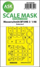 1/48 Messerschmitt Bf-109E-3 double-sided mask for Hobby Boss 1/48 Messerschmitt Bf-109E-3 double-sided mask for Hobby Boss