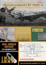 1/32 Messerschmitt Bf-109K-4 high definition stencilling 1/32 Messerschmitt Bf-109K-4 high definition stencilling