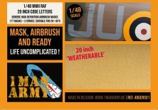 1/48 Raf Code Letters 20 Inch Generic Set 1/48 Raf Code Letters 20 Inch Generic Set