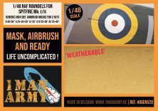 1/48 Supermarine Spitfire Mk.I/Mk.II Roundels Generic Set 1/48 Supermarine Spitfire Mk.I/Mk.II Roundels Generic Set
